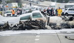 Samolot runął na autostradę. Świadkowie mówią o cudzie