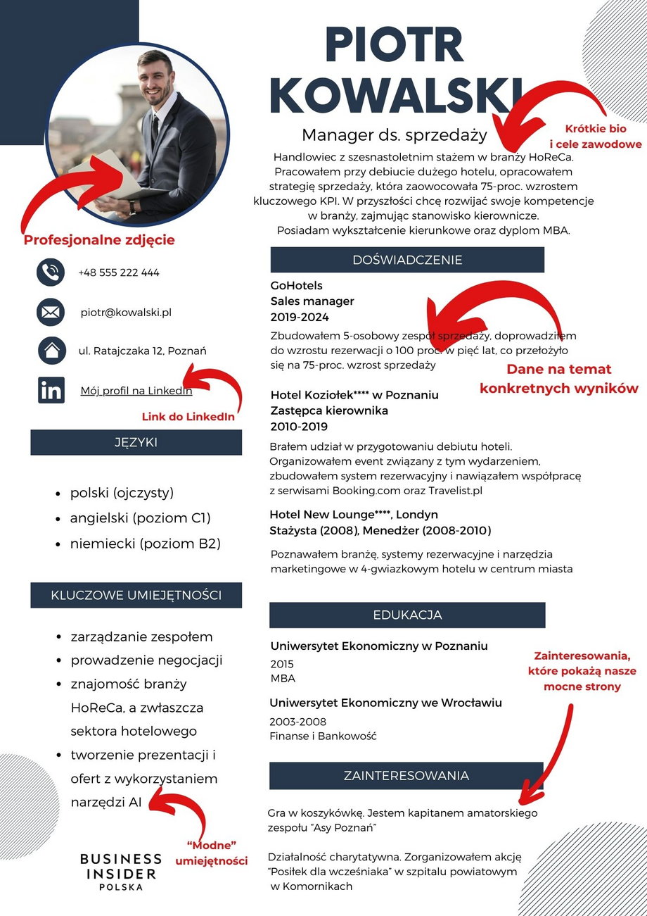 Tak może wyglądać "idealne" CV