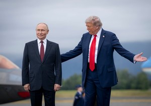 Vladimir Putin i Donald Tramp na Aljasci