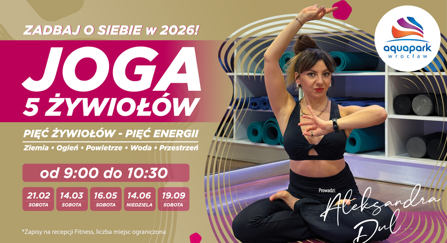 Przez pięć żywiołów uczestników zajęć przeprowadzi Aleksandra Dul.