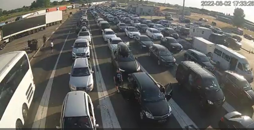 Horgoš, izlaz iz Srbije ka Mađarskoj