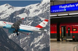 Pociągi zastąpią samoloty na krótkich trasach? Szef Austrian Airlines pokazuje dwa wykresy, którymi wsadza kij w mrowisko