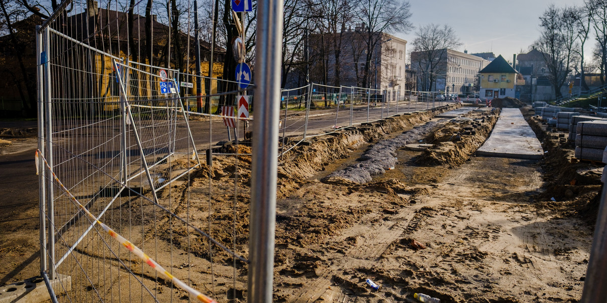 W Mysłowicach, jak po bombie. Wykonawca tramwajowej inwestycji został odsunięty od prac.