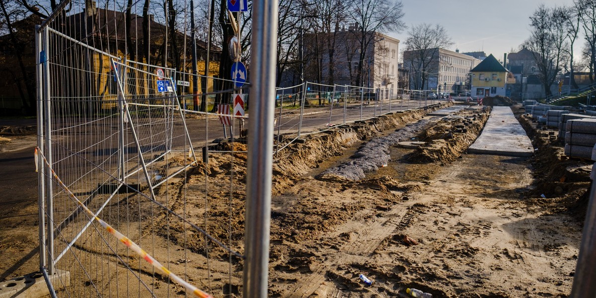 W Mysłowicach, jak po bombie. Wykonawca tramwajowej inwestycji został odsunięty od prac.