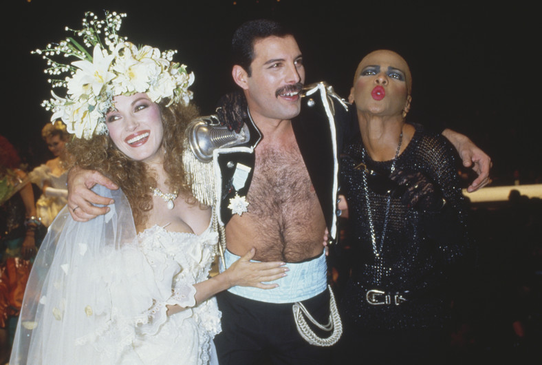 Jane Seymour i Freddie Mercury (1985)