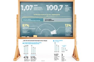 Bilans 17 lat istnienia gimnazjów [INFOGRAFIKI]