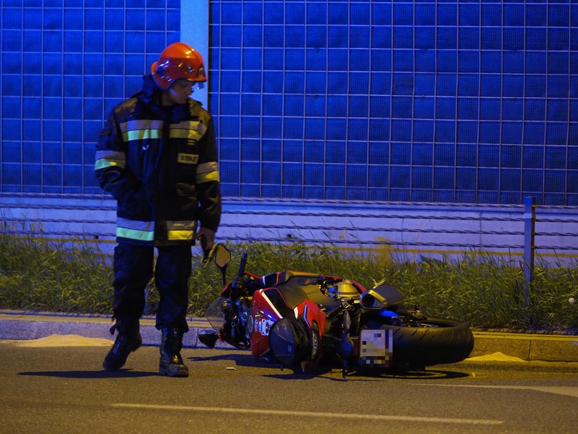 Śmierć motocyklisty w Łodzi. Czy to był wyścig?