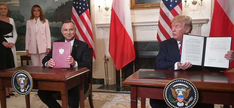 Trump i Duda podpisali deklarację o współpracy obronnej USA i Polski [SZCZEGÓŁY]