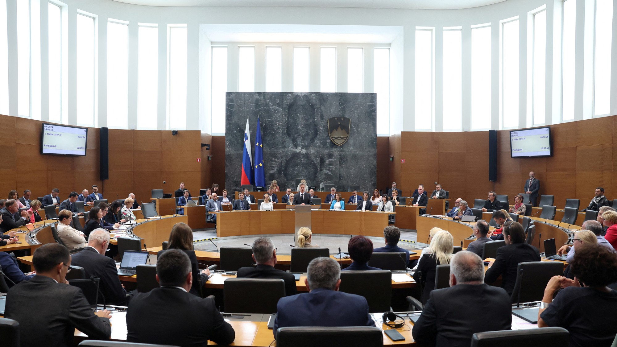 Slovinský parlament, ilustračné foto.