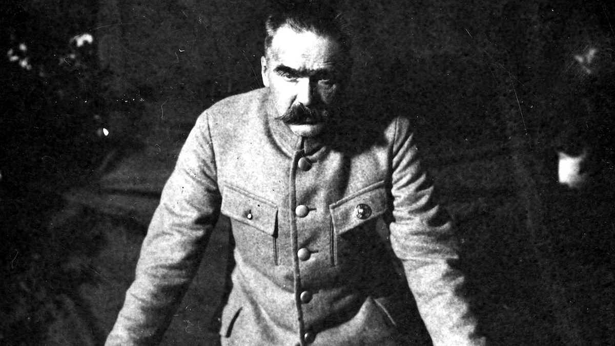 Józef Piłsudski podczas odczytu w Starym Teatrze w Krakowie, listopad 1924 r.