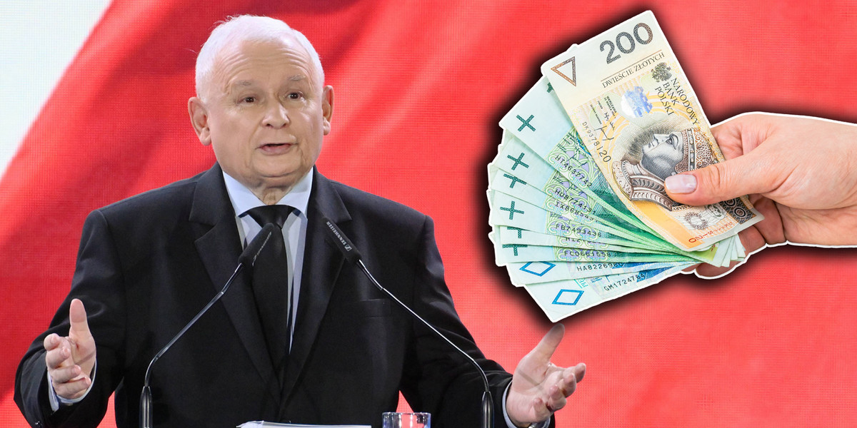 Jarosław Kaczyński mówił o wsparciu finansowym antyrządowych protestów.
