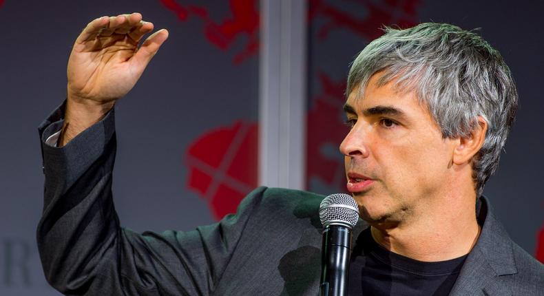 Google cofounder Larry Page.