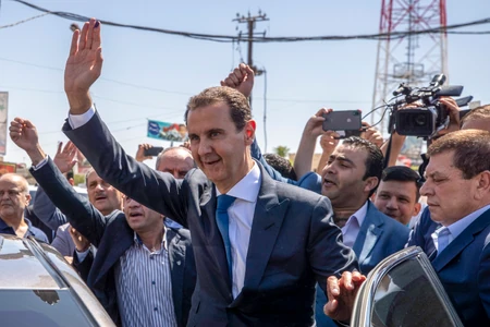 Bašar al Aada u Dumi kod Damaska 26. maja 2021.