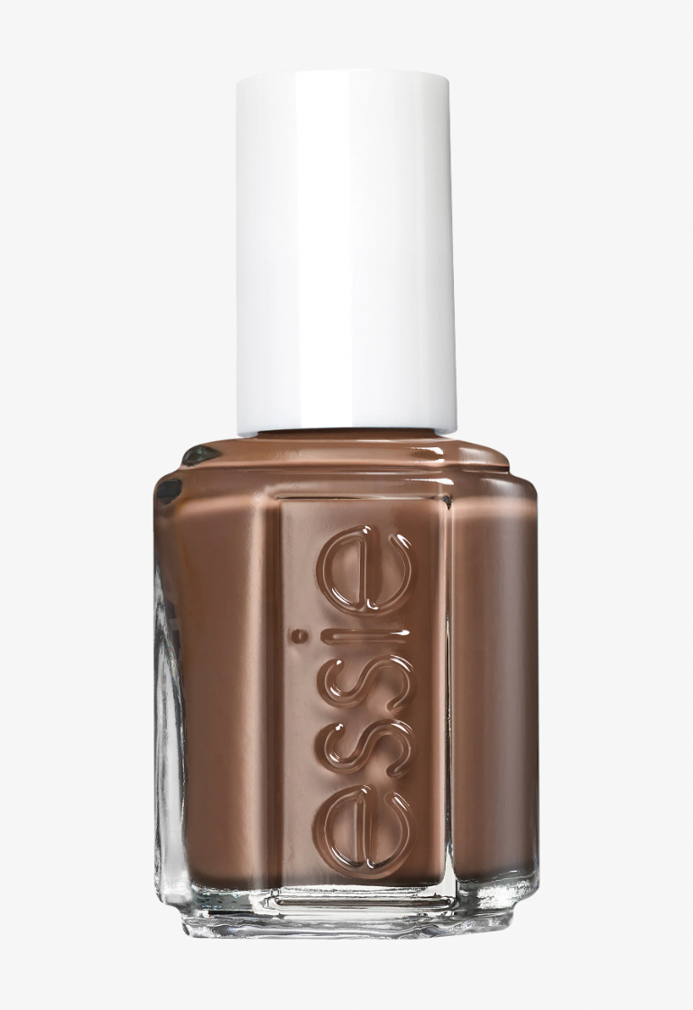 Die Basis für die perfekten «Chocolate Glazed Donut Nails» bietet ein Nagellack im Braunton deiner Wahl. Zum Beispiel die Farbe «Crochet Away» von Essie. Den Lack gibt es für 10 Franken bei Zalando. 