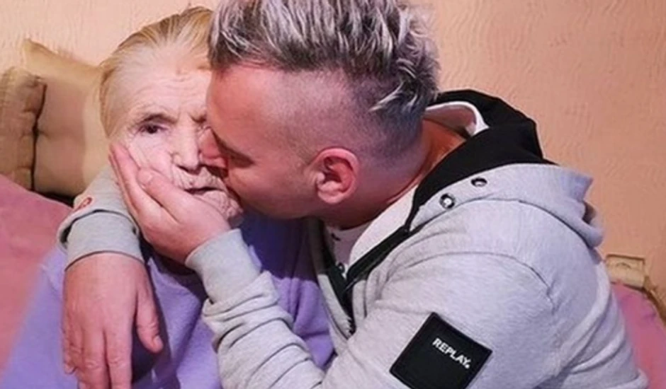 Milan Milošević sa majkom