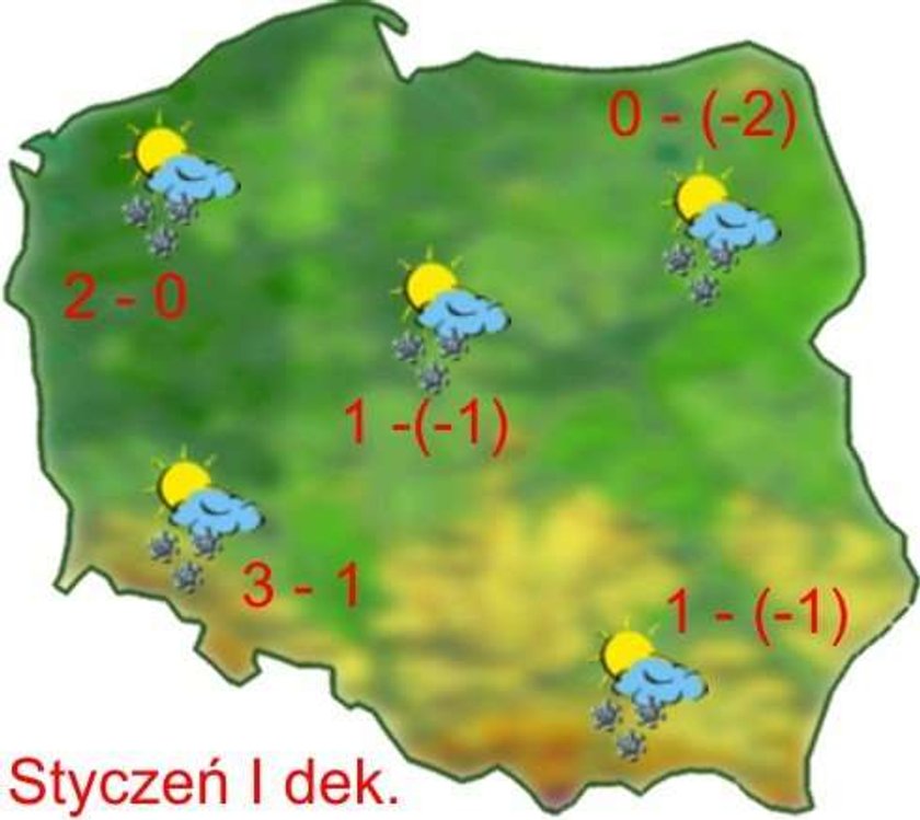 Prognoza pogody. Prawdziwa zima przyjdzie w... 