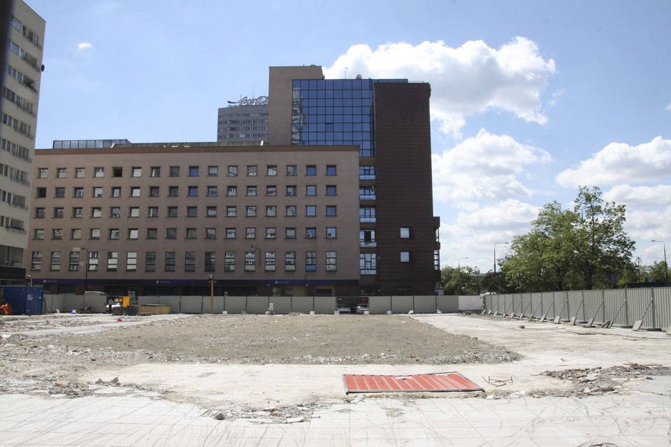 Teren, na którym stał McDonald's. 2015 r. 