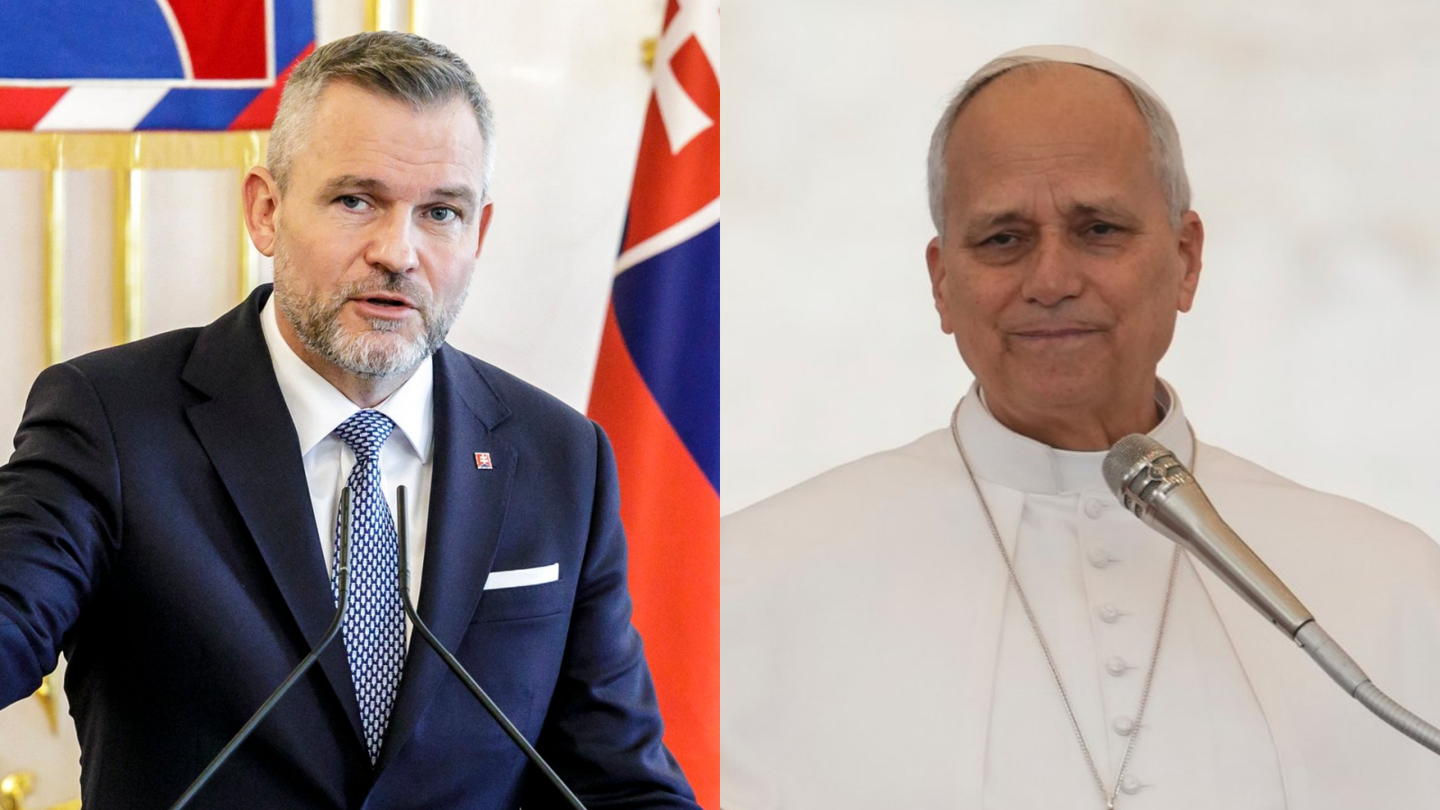 Prezident SR Peter Pellegrini a pápež Lev XIV.