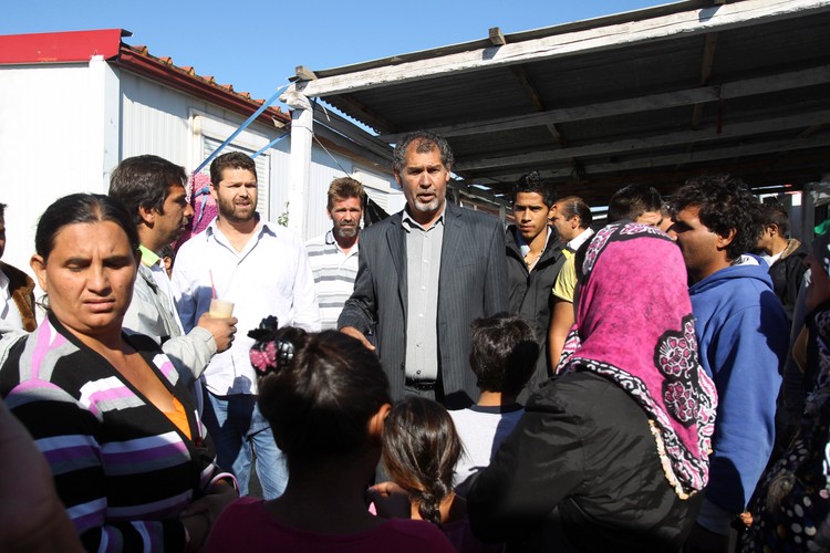 Osada Romów w mieście Farsala w centrum Grecji