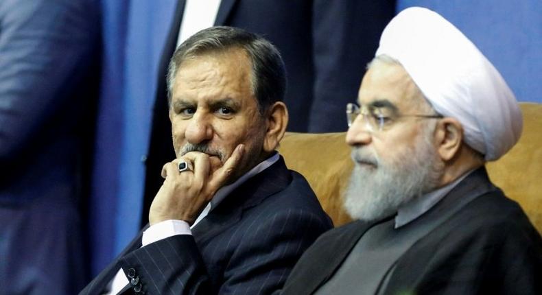 Iran's reformist first vice president Eshaq Jahangiri pulled out of this week's presidential election and endorsed incumbent Hassan Rouhani