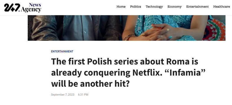247 News Agency o polskiej produkcji dla Netflixa