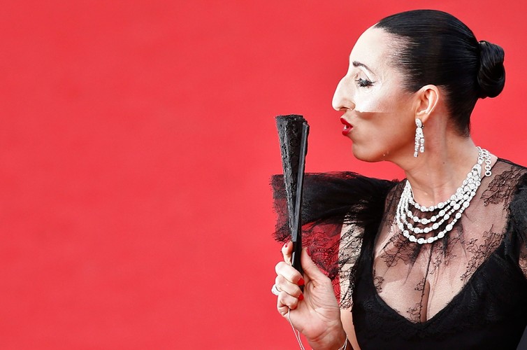 Rossy de Palma na festiwalu w Cannes