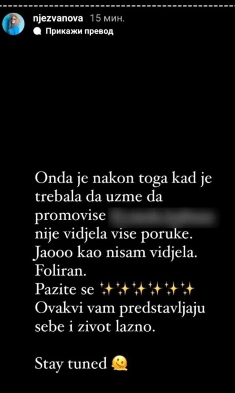 Objava na Instagramu