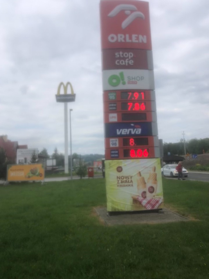 Stacja Orlenu w Zakopanem, gdzie miał odbyć się protest, obniżyła ceny benzyny