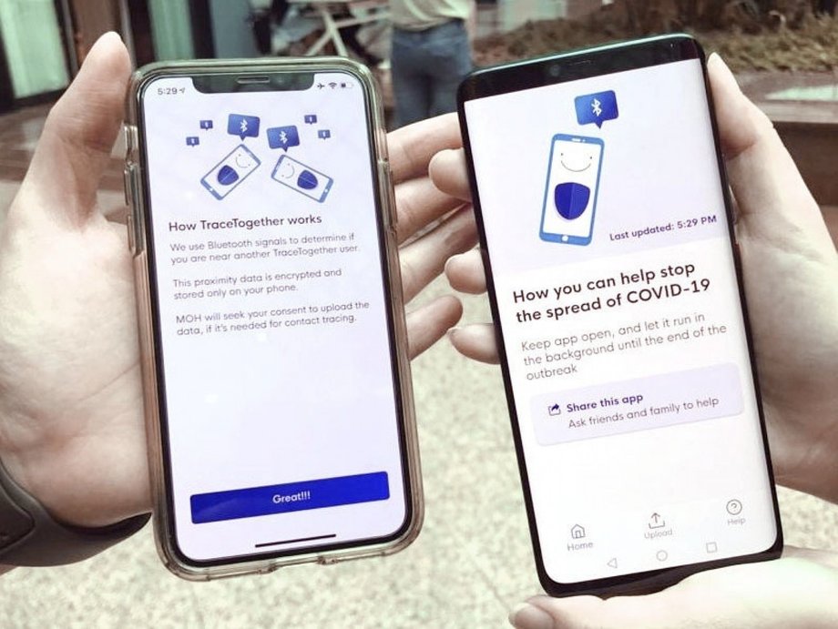 Aplikacja na smartfony wprowadzona przez Singapur w celu zapobiegania infekcjom koronaawirusowym