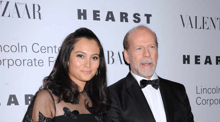Bruce Willis és felesége a Valentino rendezvényén /Fotó: Northfoto