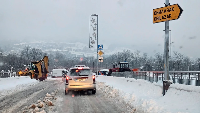 Sneg u prijepoljskom kraju