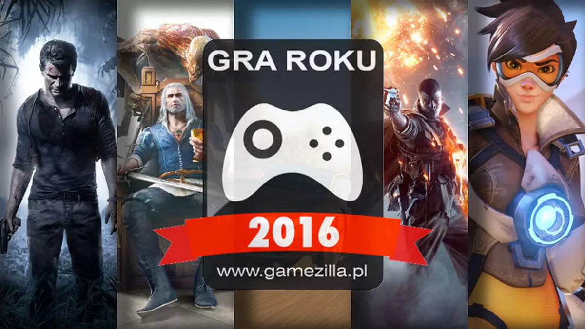 20 najlepszych gier 2016 roku według czytelników Gamezilli