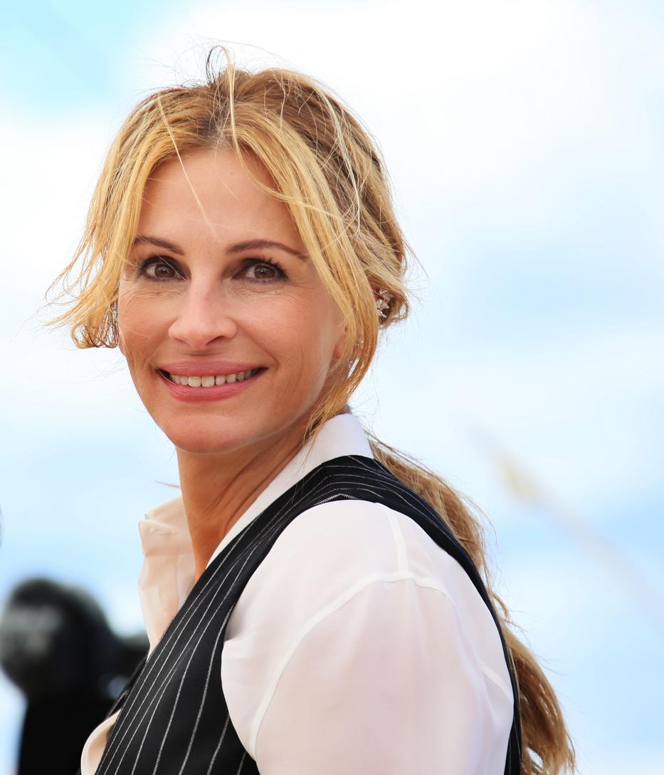 Julia Roberts még ötven felett sem vesztette el arcának ragyogó üdeségét. / Fotó: Shutterstock 