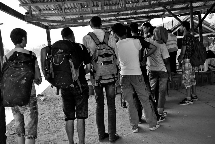 Uchodźcy w Suboticy, Serbia