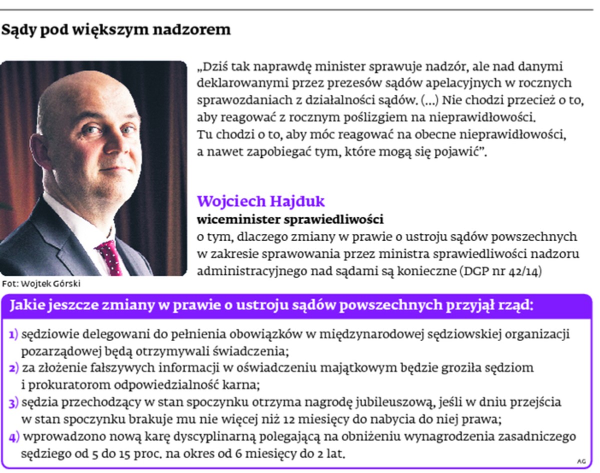 Sądy pod większym nadzorem