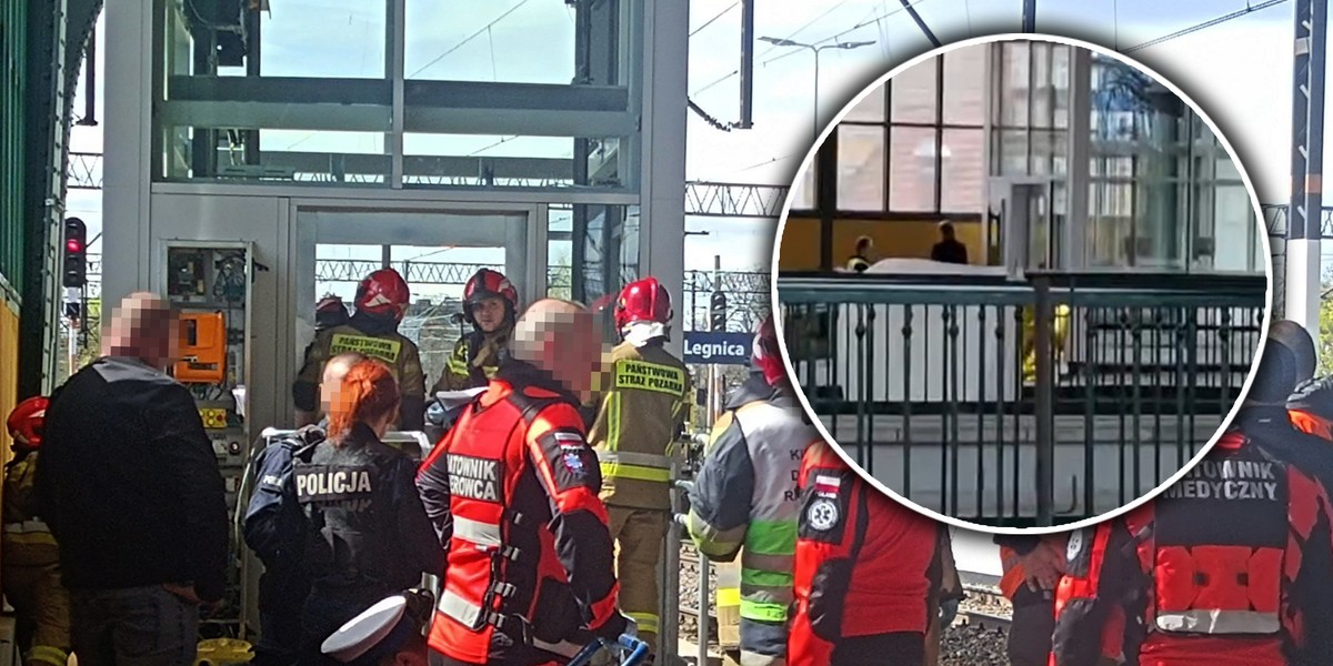 Śmierć przyszła z góry. Tragedia na legnickim dworcu.