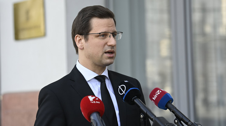 Gulyás Gergely Miniszterelnökséget vezető miniszter / Fotó: MTI/Kovács Tamás