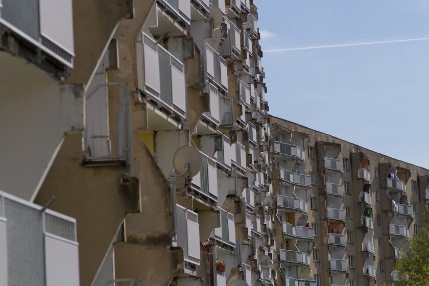 Blok na os. Rusa w Poznaniu