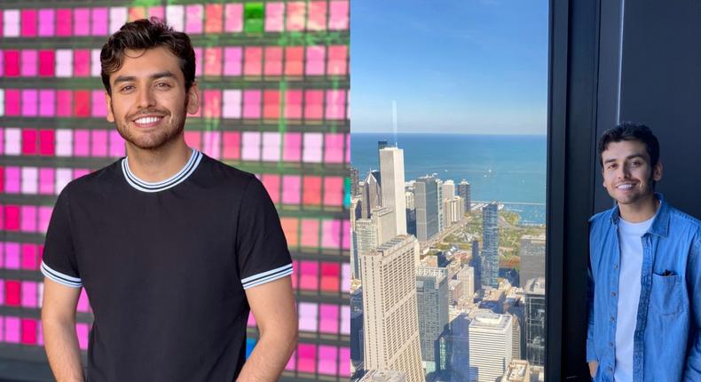 Jaime Muoz moved to Chicago for a job at a fintech startup in July 2022.Courtesy of Jaime Muoz