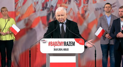Kaczyński nie hamował się na mównicy. Widownia pękała ze śmiechu