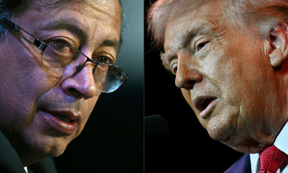 Gustavo Petro i Donald Trump