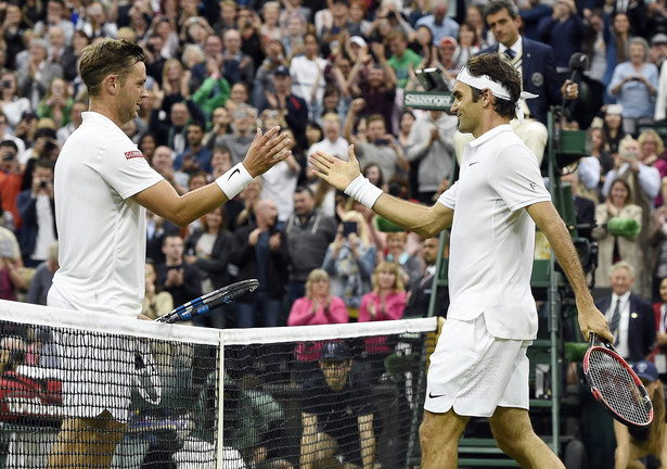 Wimbledon: Federer wyeliminował ulubieńca londyńskiej publiczności