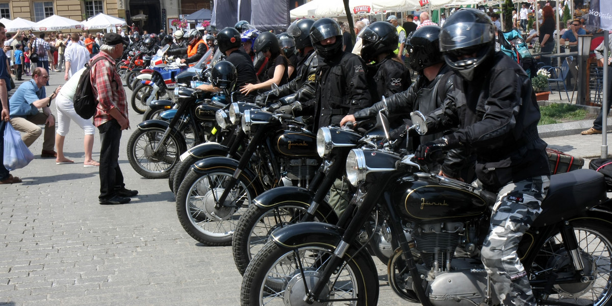 kraków motocykliści