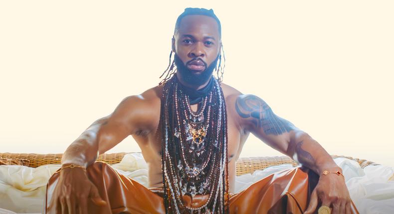 Flavour marks his status as a king in the African music scene