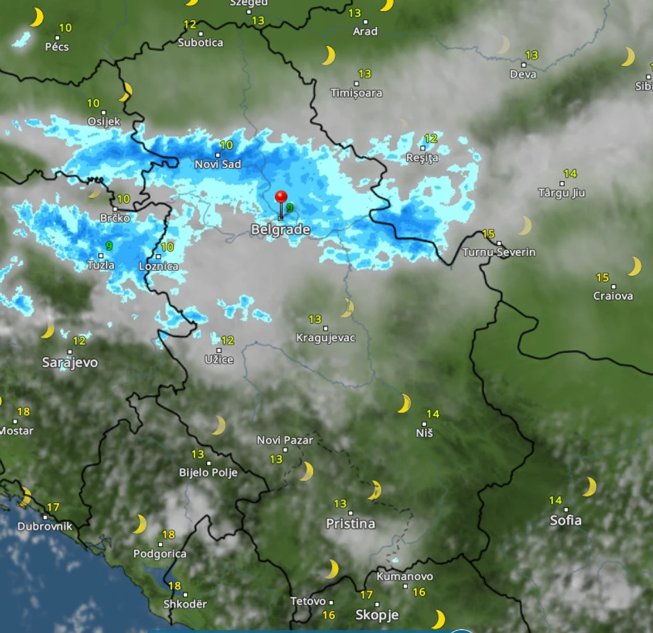 Radarski snimci u 20h