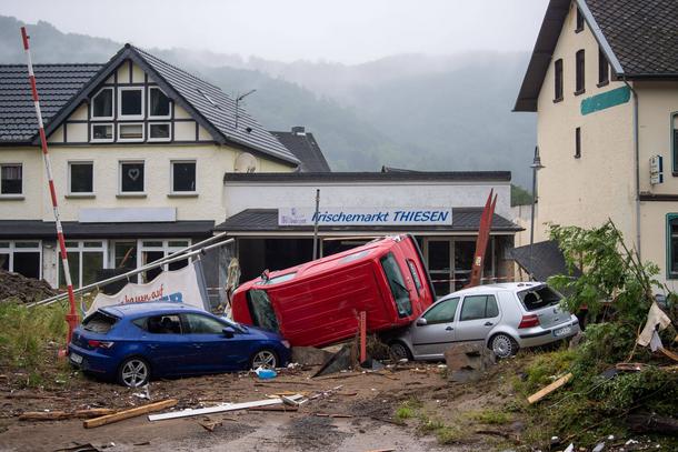Powódź w Niemczech.