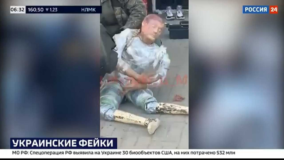 Masakra w Buczy i propaganda Rosji. To nagranie emitowała Rossija24