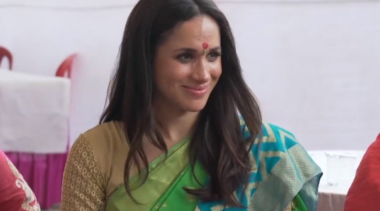 Meghan Markle India látogatás során / Fotó: Youtube