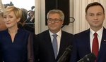 Czarnecki wepchnął się przed rodzinę Dudy