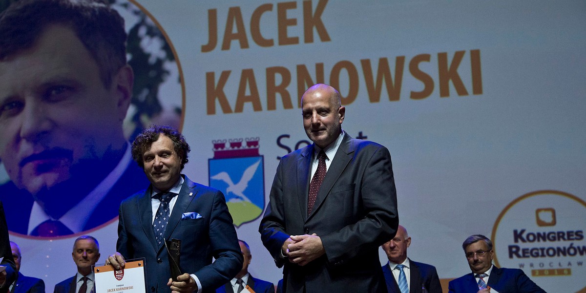 Na zdjęciu (od lewej) prezydent Sopotu Jacek Karnowski i prezydent Wrocławia Rafał Dutkiewicz